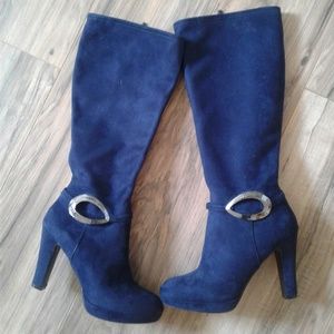 Impo Omara Stretch Boots in Midnight Blue